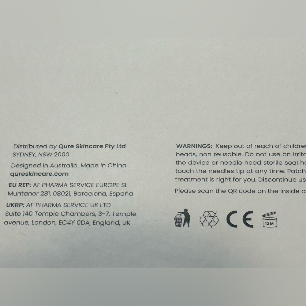Qure Dark Spot Micro-Infusion  System LAST ONE! 3 mth supply. LIMITED EDITION - Picture 12 of 16